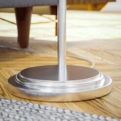 Kenroy Theta Swing Arm Floor Lamp In Silver -Home Decor Store 63692495 4