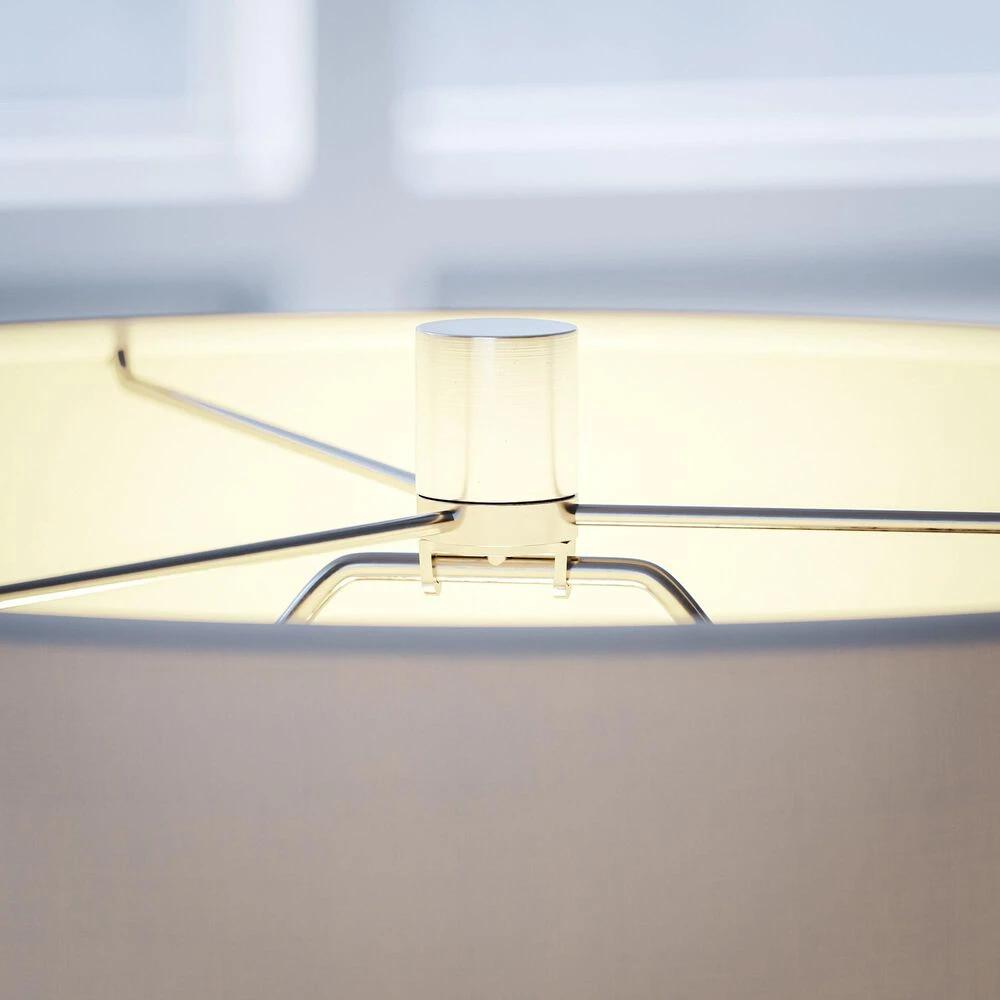 Kenroy Hemlock Table Lamp In Silver 5 Kenroy Hemlock Table Lamp In Silver - Image 3