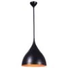 Kenroy Landon 1-Light Pendant In Matte Black -Home Decor Store 63692578 1