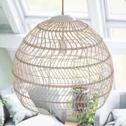 Kenroy Maverick 17" 1-Light Pendant In Brown -Home Decor Store 63692586 6