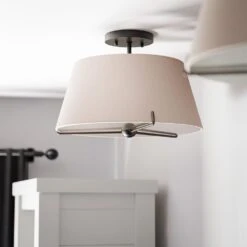 Kenroy Rochelle 3-Light Semi Flush In Bronze -Home Decor Store 63692636 4