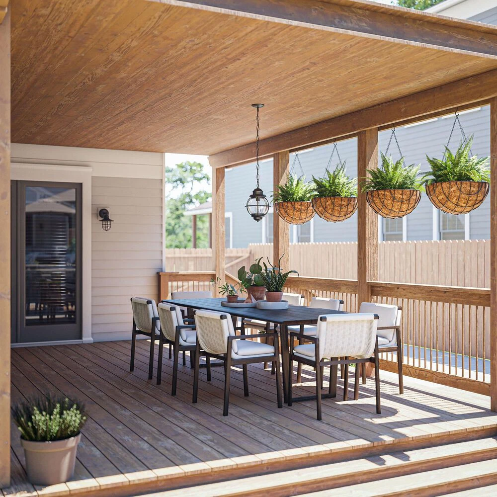 Kenroy Hatteras 1-Light Hanging Lantern In Black 8 Kenroy Hatteras 1-Light Hanging Lantern In Black - Image 6