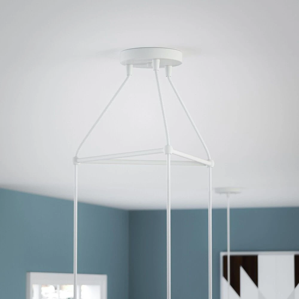 Kenroy Ash 3-Light Pendant In Matte White 5 Kenroy Ash 3-Light Pendant In Matte White - Image 3