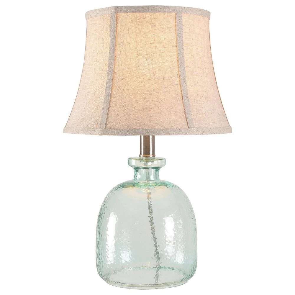 Kenroy Sydney Accent Lamp In Aqua And Brushed Steel 3 Kenroy Sydney Accent Lamp In Aqua And Brushed Steel