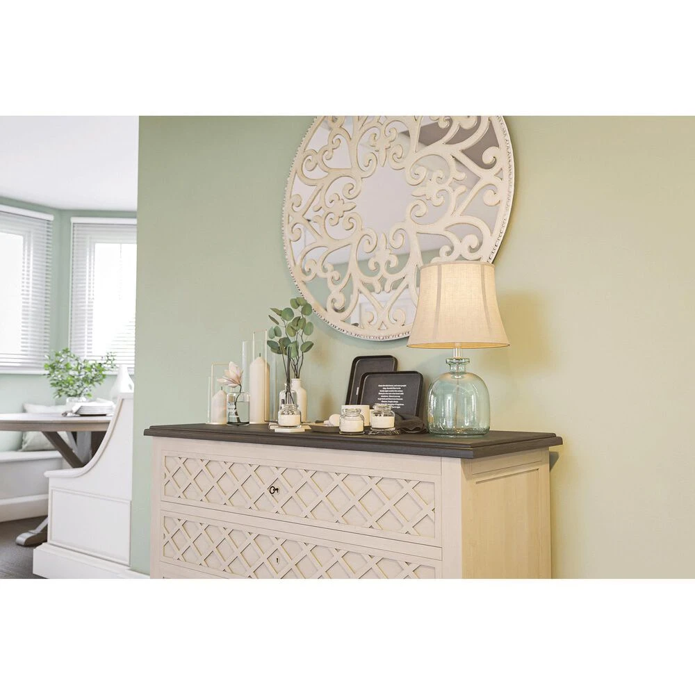 Kenroy Sydney Accent Lamp In Aqua And Brushed Steel 8 Kenroy Sydney Accent Lamp In Aqua And Brushed Steel - Image 6