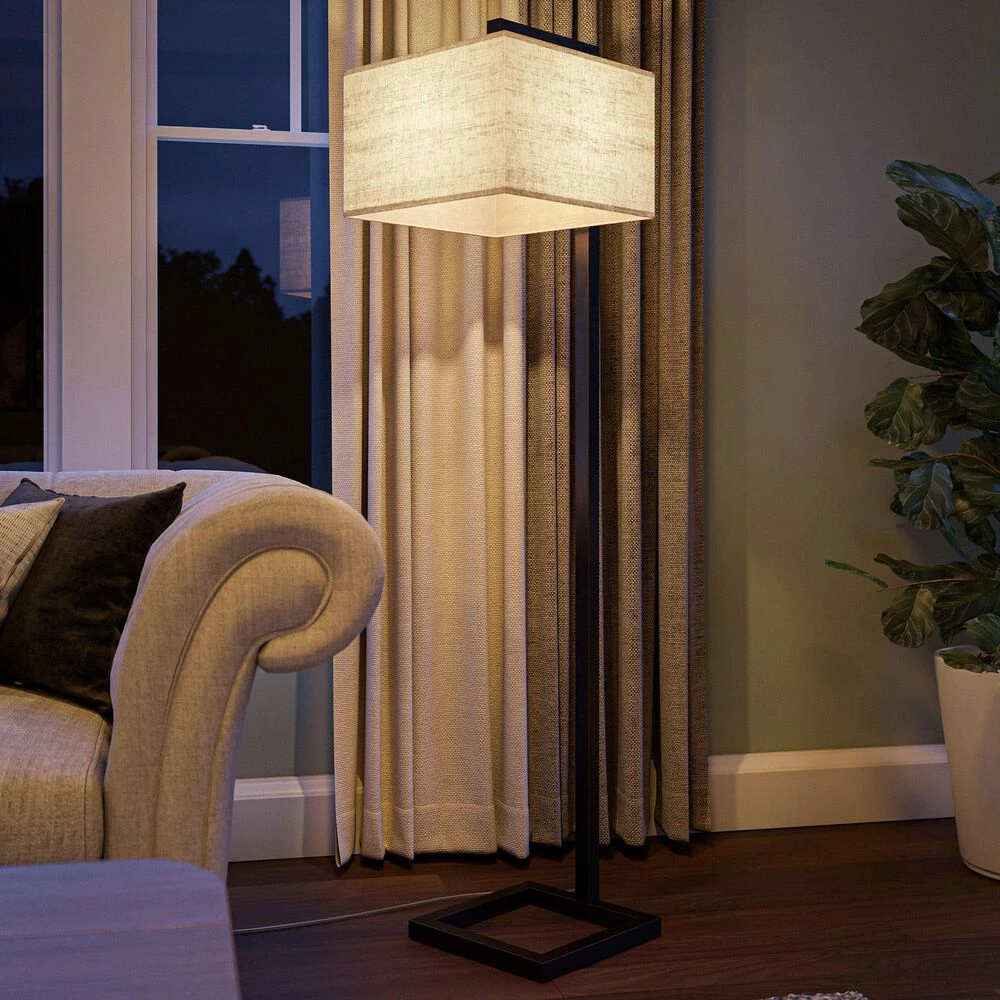 Kenroy 4 Square Floor Lamp In Oil Rubbed Bronze 4 Kenroy 4 Square Floor Lamp In Oil Rubbed Bronze - Image 2