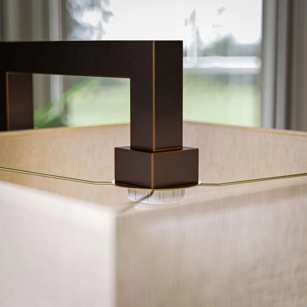 Kenroy 4 Square Floor Lamp In Oil Rubbed Bronze 5 Kenroy 4 Square Floor Lamp In Oil Rubbed Bronze - Image 3