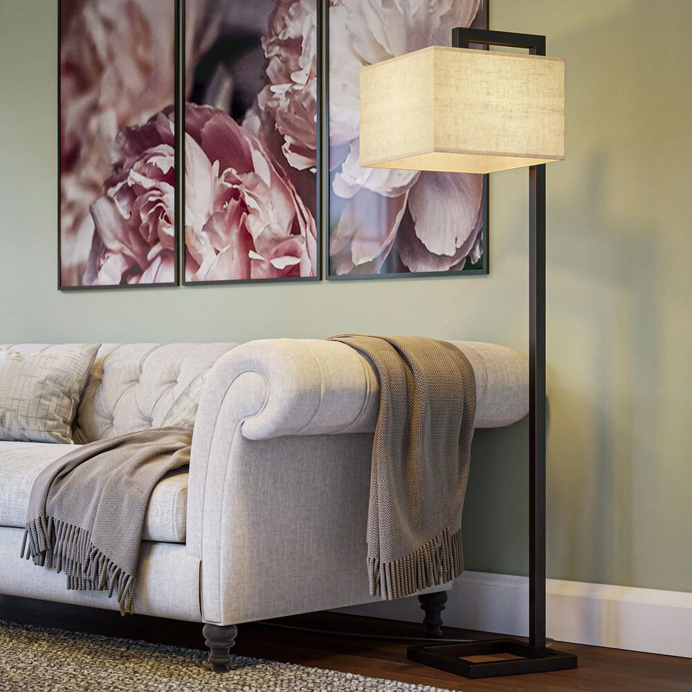 Kenroy 4 Square Floor Lamp In Oil Rubbed Bronze 8 Kenroy 4 Square Floor Lamp In Oil Rubbed Bronze - Image 6