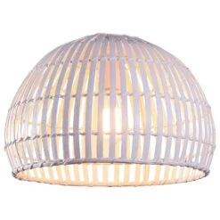 Kenroy Moon 1-Light Flush Mount In White