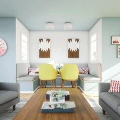 Kenroy Moon 1-Light Flush Mount In White -Home Decor Store 63693147 6