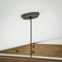 Kenroy Nautilus 1-Light Mini Pendant In Antique Bronze And Nickel -Home Decor Store 63693154 3