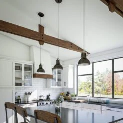 Kenroy Nautilus 1-Light Mini Pendant In Antique Bronze And Nickel -Home Decor Store 63693154 7