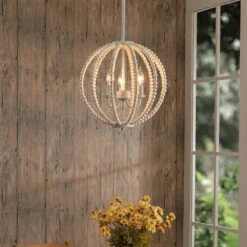Kenroy Sycamore 3-Light Chandelier In Weathered White 7 Kenroy Sycamore 3-Light Chandelier In Weathered White -Home Decor Store 63693188 3