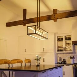 Kenroy Swanson 5-Light Island Light In Distressed White, Graphite And Black 15 Kenroy Swanson 5-Light Island Light In Distressed White, Graphite And Black -Home Decor Store 63693220 7