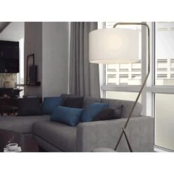 Kenroy Kaler Arc Floor Lamp In Antique Brass -Home Decor Store 63693337 5