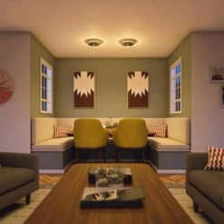 Kenroy Capri 1-Light Flush Mount In Chrome 17 Kenroy Capri 1-Light Flush Mount In Chrome -Home Decor Store 63693451 8