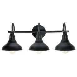 Kenroy Dale 3-Light Vanity In Sand Black