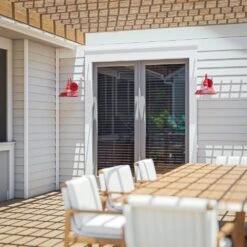 Kenroy Dale 1-Light Large Lantern In Matte Red -Home Decor Store 63693576 7