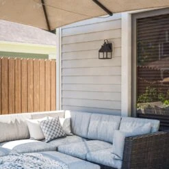 Kenroy Nelson 1-Light Lantern In Sandy Black 12 Kenroy Nelson 1-Light Lantern In Sandy Black -Home Decor Store 63693618 3