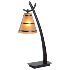 Kenroy Wright 1-Light Table Lamp In Oil Rubbed Bronze