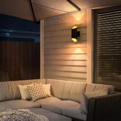 Kenroy Quinn 2-Light LED Lantern In Matte Black 13 Kenroy Quinn 2-Light LED Lantern In Matte Black -Home Decor Store 63693667 5