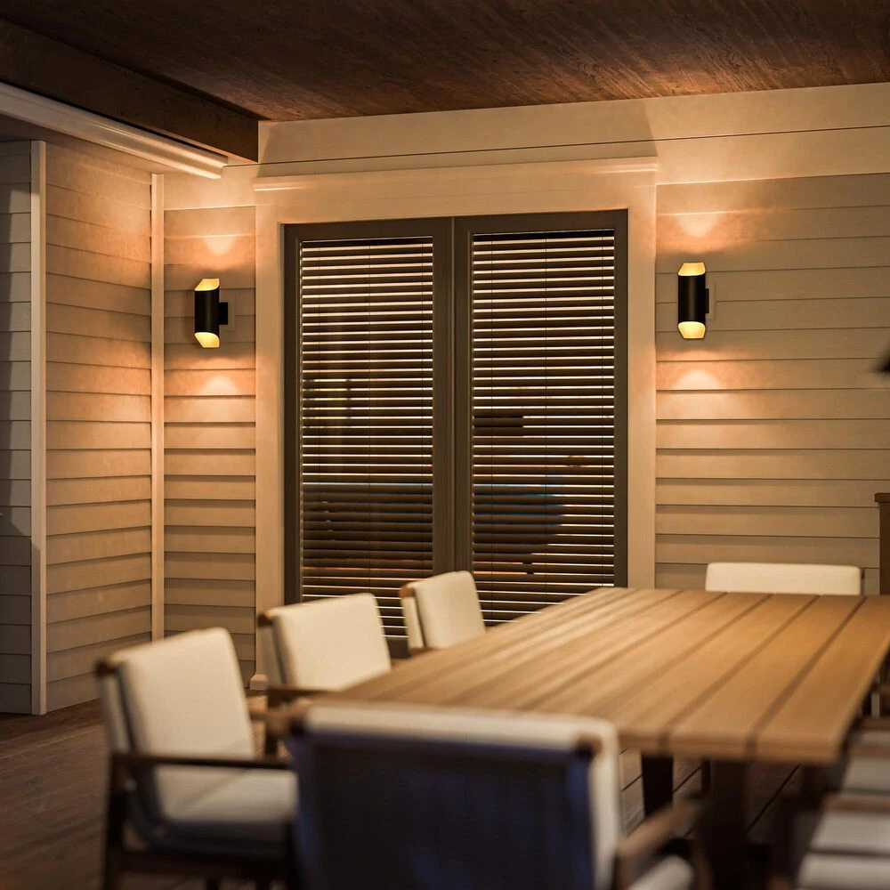 Kenroy Quinn 2-Light LED Lantern In Matte Black 9 Kenroy Quinn 2-Light LED Lantern In Matte Black - Image 7