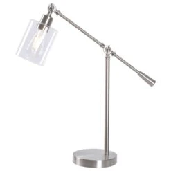 Kenroy Thornton Desk Lamp In Silver