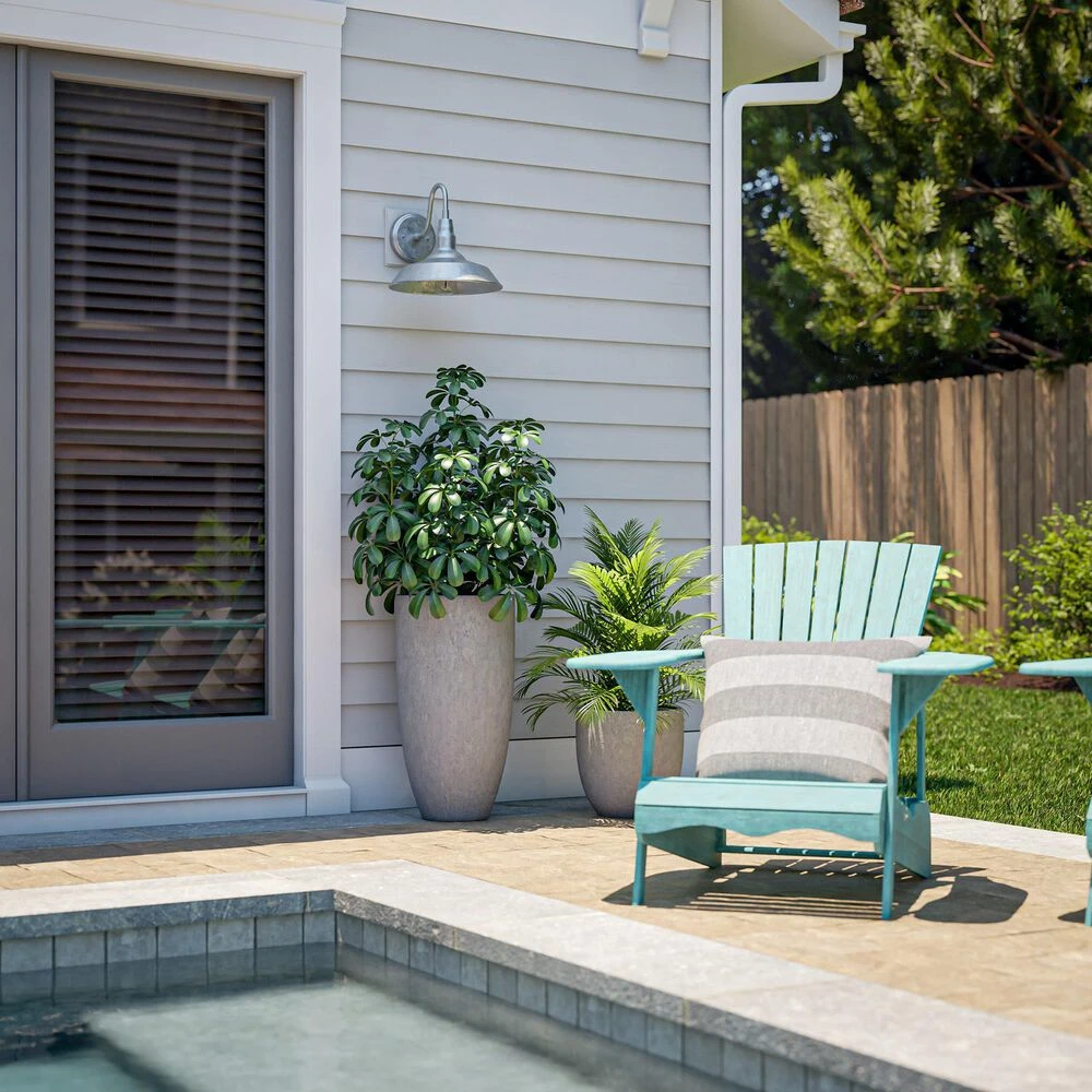 Kenroy Dale 1-Light Wall Lantern In Galvanized 7 Kenroy Dale 1-Light Wall Lantern In Galvanized - Image 5