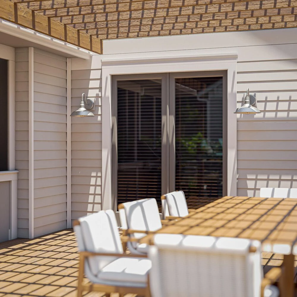 Kenroy Dale 1-Light Wall Lantern In Galvanized 8 Kenroy Dale 1-Light Wall Lantern In Galvanized - Image 6