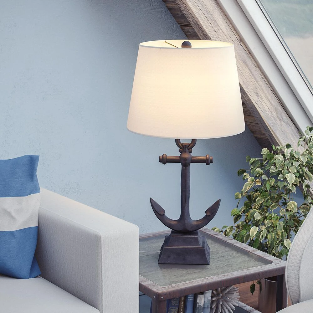 Kenroy Aweigh Table Lamp In Weathered Bronze 7 Kenroy Aweigh Table Lamp In Weathered Bronze - Image 5