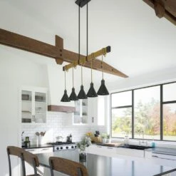 Kenroy Abilene 5-Light Island Light In Black 17 Kenroy Abilene 5-Light Island Light In Black -Home Decor Store 63694061 7