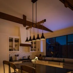 Kenroy Abilene 5-Light Island Light In Black 18 Kenroy Abilene 5-Light Island Light In Black -Home Decor Store 63694061 8