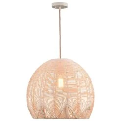 Kenroy Noel 1-Light Pendant In Natural