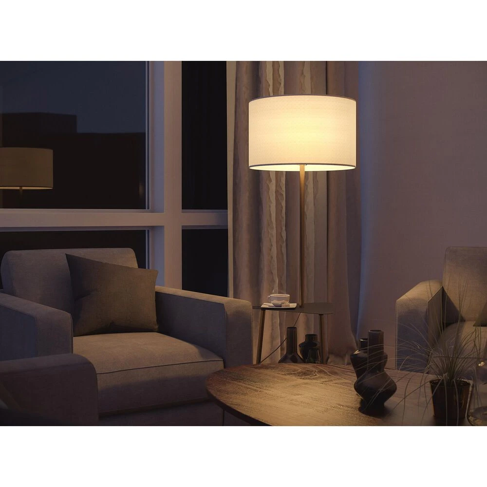 Kenroy Viviene Floor Lamp In Antique Brass And Black 9 Kenroy Viviene Floor Lamp In Antique Brass And Black - Image 7