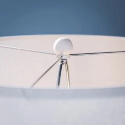 Kenroy Claiborne Floor Lamp In Glossy White -Home Decor Store 63694343 3