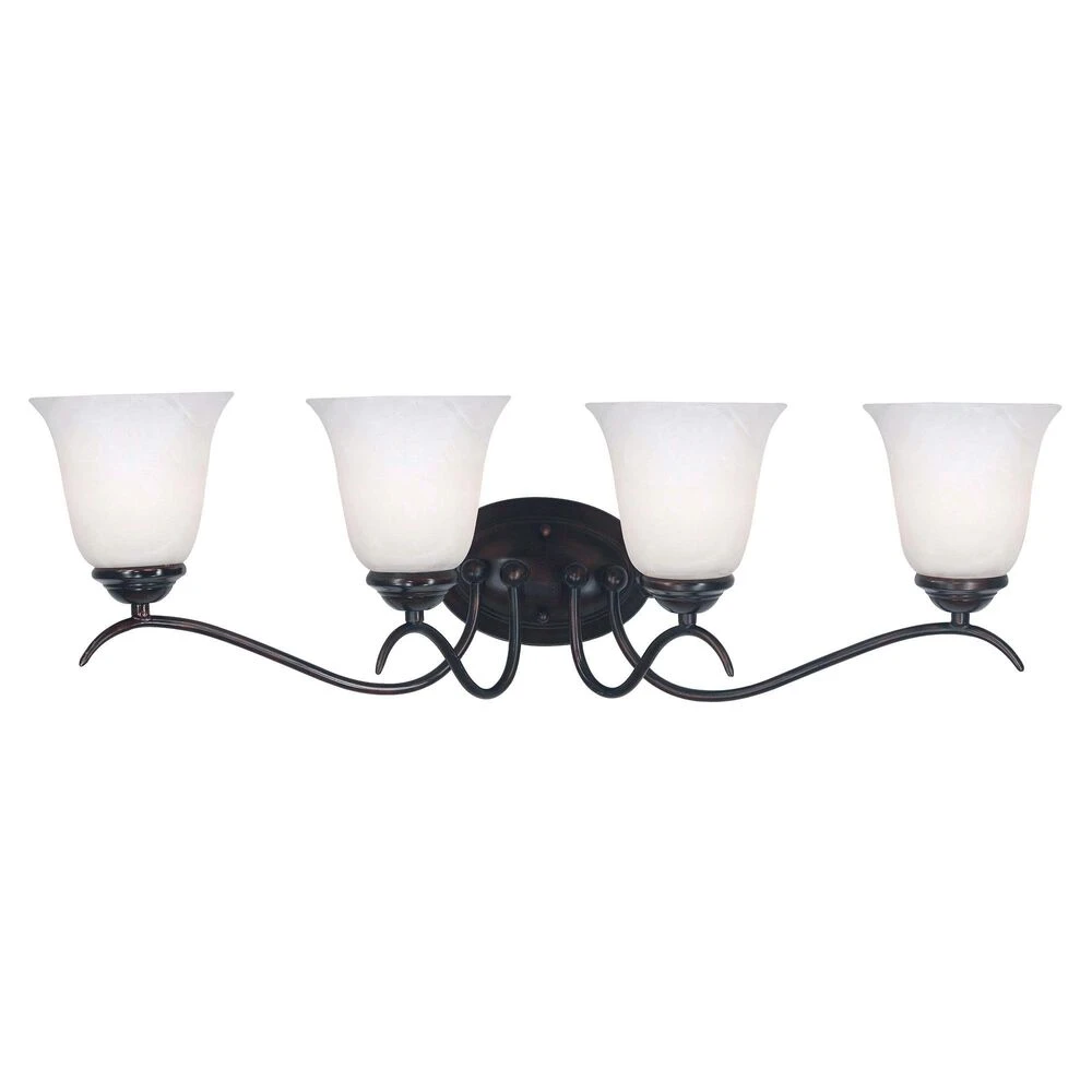 Kenroy Medusa 4-Light Vanity In Oil Rubbed Bronze 2 Kenroy Medusa 4-Light Vanity In Oil Rubbed Bronze