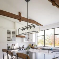 Kenroy Cubed 5-Light Island Light In Graphite 16 Kenroy Cubed 5-Light Island Light In Graphite -Home Decor Store 63694418 7