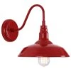 Kenroy Dale 1-Light Lantern In Matte Red -Home Decor Store 63694426 1