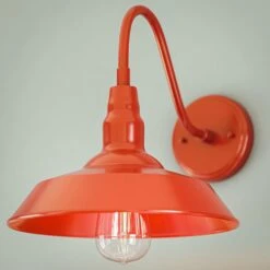 Kenroy Dale 1-Light Lantern In Matte Red -Home Decor Store 63694426 2