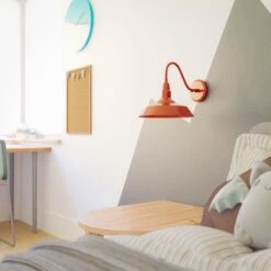 Kenroy Dale 1-Light Lantern In Matte Red -Home Decor Store 63694426 3