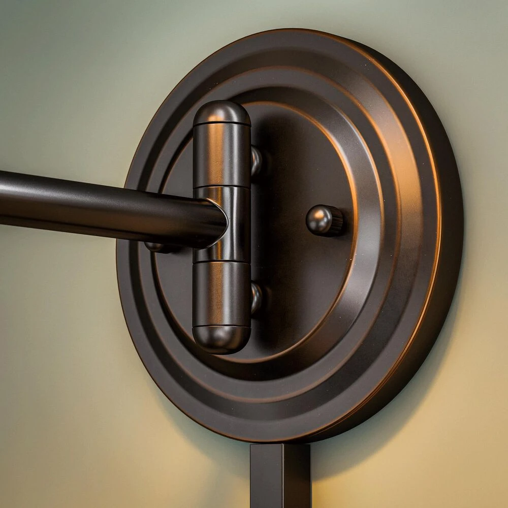 Kenroy Theta Wall Swing Arm Lamp In Copper Bronze 5 Kenroy Theta Wall Swing Arm Lamp In Copper Bronze - Image 3