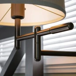 Kenroy Theta Wall Swing Arm Lamp In Copper Bronze 14 Kenroy Theta Wall Swing Arm Lamp In Copper Bronze -Home Decor Store 63694558 4