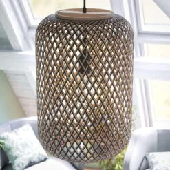 Kenroy Walker 1-Light Pendant In Black -Home Decor Store 63694574 3