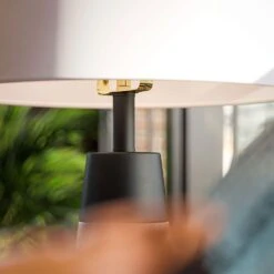 Kenroy Alder Accent Lamp In Brown And Matte Black (Set Of 2) -Home Decor Store 63694608 3