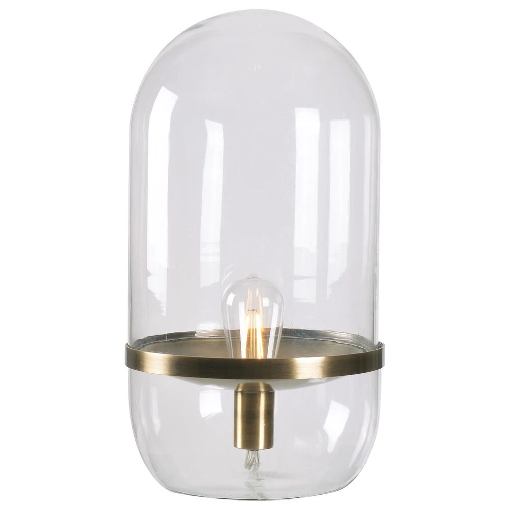 Kenroy Braxton Accent Lamp In Antique Brass And Clear 3 Kenroy Braxton Accent Lamp In Antique Brass And Clear
