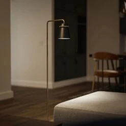 Kenroy Levi Floor Lamp In Antique Brass -Home Decor Store 63694624 4