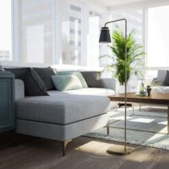 Kenroy Levi Floor Lamp In Antique Brass -Home Decor Store 63694624 6