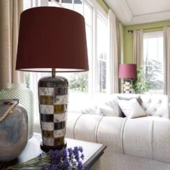 Kenroy Torino Table Lamp In Brown And White -Home Decor Store 63694640 7