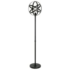 Kenroy Global Floor Lamp In Black