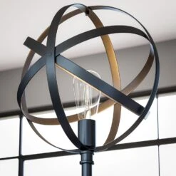 Kenroy Global Floor Lamp In Black -Home Decor Store 63694657 3